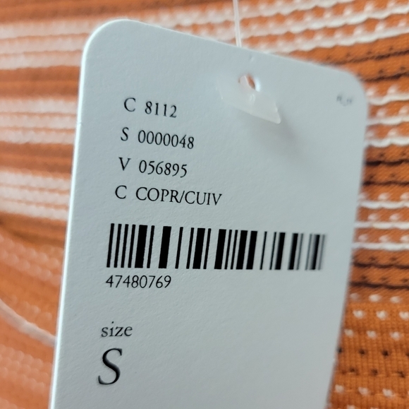 Free People Polk Tee Copper Orange S - Picture 9 of 10